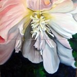 White Begonia By Donna Gallant