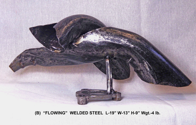 Bob Dornberg  'FLOWING  Copyright', created in 2016, Original Sculpture Steel.
