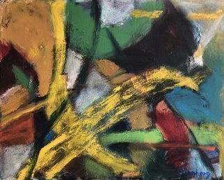 Bob Dornberg: 'flight', 2020 Oil Painting, Abstract. COLOR SHAPES IN MOVEMENT...