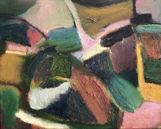 Bob Dornberg: 'standing up', 2020 Oil Painting, Abstract. ABSTRACT COLORS AND FORMS...