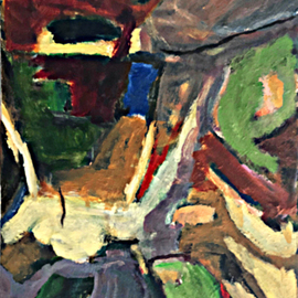 Bob Dornberg: 'tn3 cloudy', 2021 Oil Painting, Abstract. Artist Description: LANDSCAPE ABSTRACT...