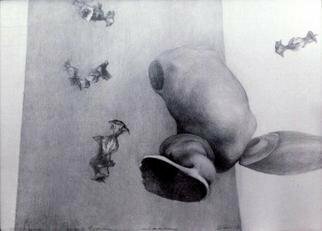 Doru Cristian Deliu: 'doll1', 2003 Pencil Drawing, Visionary. a part of me...