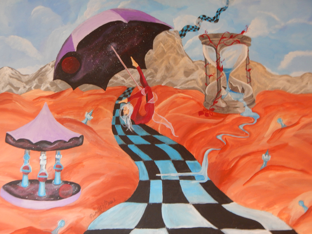 Michelle Morine  'Drifting Through Time', created in 2010, Original Painting Acrylic.