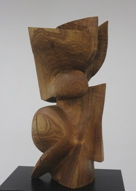 Daniel Lombardo: 'Flight', 1986 Wood Sculpture, undecided.              abstract  wood carved            ...