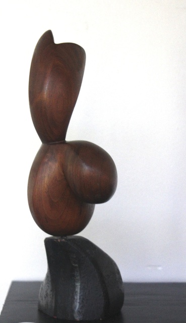 Daniel Lombardo  'Message Of Love', created in 1986, Original Sculpture Stone.
