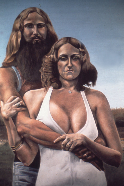 Artist Lou Posner. 'Dale And Denise' Artwork Image, Created in 1972, Original Other. #art #artist