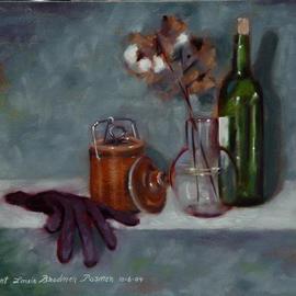 Lou Posner: 'Still Life with Cotton', 2004 Oil Painting, Still Life. Artist Description: The results of a 12- hour private oil painting lesson. ...