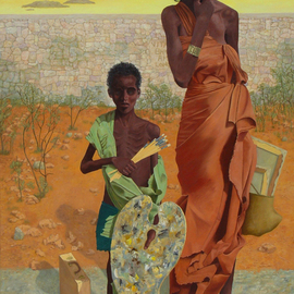 Young Somali Artist By Lou Posner