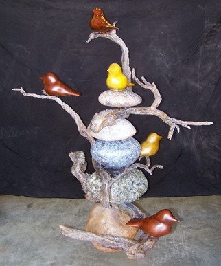 Debra Zelenak: 'Guidance', 2010 Bronze Sculpture, Birds.     bird, birds, stylized, sculpture, cairns, stones, nature, bronze         ...