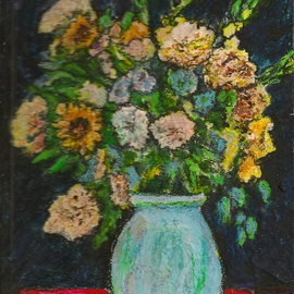 Richard Wynne: 'Bouquet', 2010 Other Painting, Floral. Artist Description:   Flowers painted from a local store. I don't paint floral themes very often but these flowers looked so nice.  ...