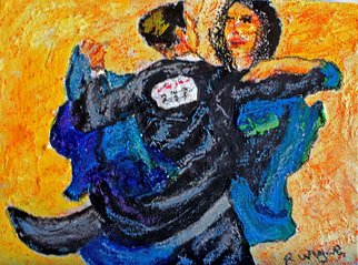 Richard Wynne: 'Dance Sport', 2010 Oil Painting, Dance.  dance_ sport_ dance sport_ ballroom dancing_ dance competition_ representational    ...