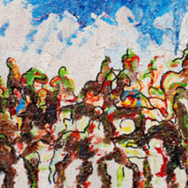 Richard Wynne: 'Mongol Horde', 2007 Other Painting, World Conflict. Artist Description:  thi is another of my 