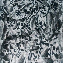 Edelweiss Calcagno Artwork Illusion, 2015 Etching, Conceptual