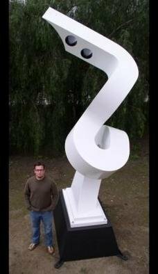 Esmoreit Koetsier: 'Movement', 2004 Steel Sculpture, Abstract. 