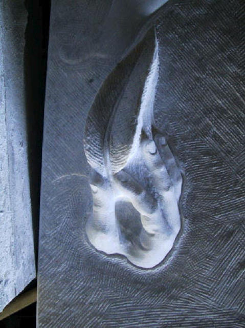 Artist Andrew Wielawski. 'DTNMS Detail' Artwork Image, Created in 2001, Original Sculpture Wood. #art #artist