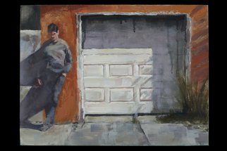 Gregory Elsten: 'oakland door', 2011 Oil Painting, Figurative.      figurative     ...