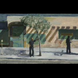 Gregory Elsten: 'on the streets SF', 2011 Oil Painting, Figurative. Artist Description:   figurative  ...