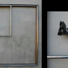 Emilio Merlina: 'albeit it is just a metallic black flower 011', 2011 Mixed Media Sculpture, Fantasy. 