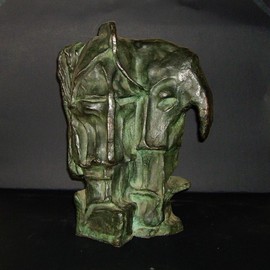 Emilio Merlina: 'did you call us', 1992 Bronze Sculpture, Inspirational. Artist Description:  bronze ...