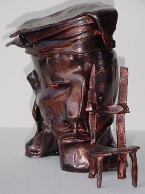 Emilio Merlina: 'empty chair', 1991 Ceramic Sculpture, Inspirational. sculpture terracotta...
