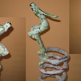 Emilio Merlina: 'the messenger', 2013 Mixed Media Sculpture, Fantasy. 