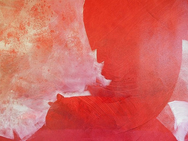 Artist Emilio Merlina. 'The Red Moon Lover Detail' Artwork Image, Created in 2014, Original Optic. #art #artist