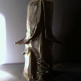 Emilio Merlina: 'thought', 1995 Bronze Sculpture, Inspirational. Artist Description:  bronze ...