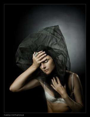 Romanova Nadia: 'heavy thoughts', 2010 Color Photograph, Conceptual.  life is what we think about it ...