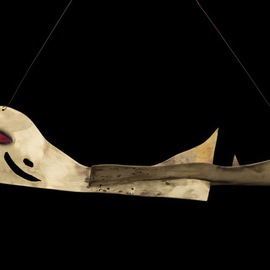 Eric Jacobson: 'Brass Whale', 2009 Other Sculpture, Animals. Artist Description:     This sculpture is an elegant interplay of organic forms, movement.    ...