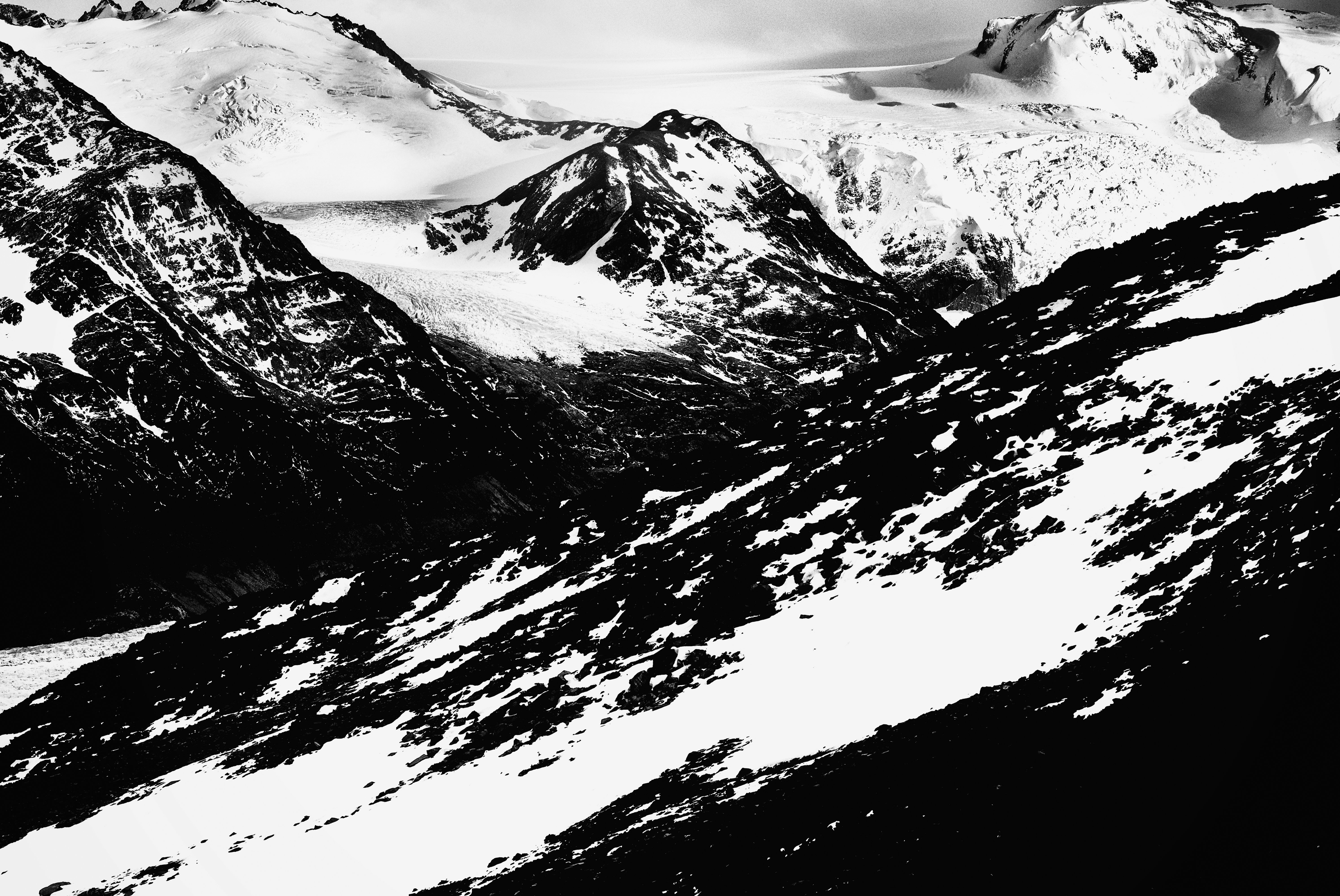 Erick Strange: 'Grey glacier', 2018 Black and White Photograph, Abstract Figurative. Photo taken in National Park Torres del Paine, Patagonia - Chile...