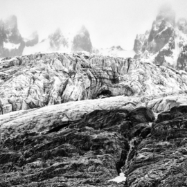 Erick Strange: 'glacier', 2018 Black and White Photograph, Abstract Figurative. Artist Description: Photo taken in Southern Chile, Cerro Castillo - Patagonia ...