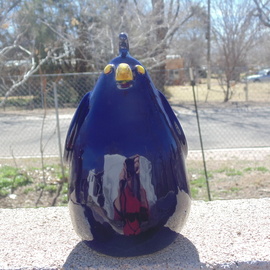 dark blue quail By Esta Bain