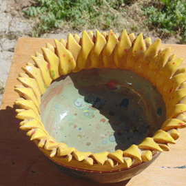 sunflower bowl By Esta Bain