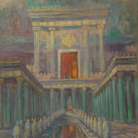 Herod Temple in Jerusalem By Edward Tabachnik