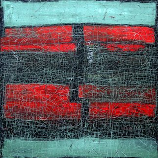 Mikhail Evstafiev: 'Fragile truce', 2010 Oil Painting, Urban. 
