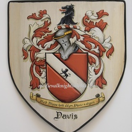 Gerhard Mounet Lipp: 'Coat of Arms metal shield', 2019 Acrylic Painting, Home. Artist Description: Sm.  medieval knight shield, heater shield.  This medieval shield is constructed of 16 gauge steel and measures 10 x 12 inch.  Back has chain for hanging.  For a high quality heraldic artwork each shield is hand painted with attention to details.  Depending on the complexity of the artwork ...