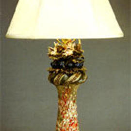 Ildiko Toth: 'Glowing Firebird', 1998 Ceramic Sculpture, Fantasy. Artist Description: . . . and the dance continue. . . ...