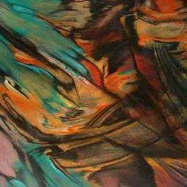 Franziska Turek: 'sudden clash', 2006 Other Painting, Abstract. 