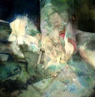 Franziska Turek: 'way through', 2013 Other Painting, Abstract. 
