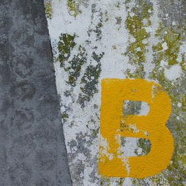 Jose Freitascruz: 'berlin mauer b', 2016 Acrylic Painting, Abstract Landscape. Artist Description: inspired from Berlin walks. . .  the crumbling walls, the bright cheerful graffiti and urban art...