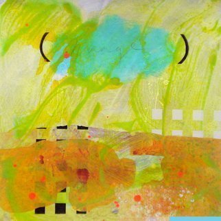 Jose Freitascruz: 'entre parentheses 2', 2009 Acrylic Painting, Abstract Landscape.  nuage. . .  special moment captured in brackets. . .  ...