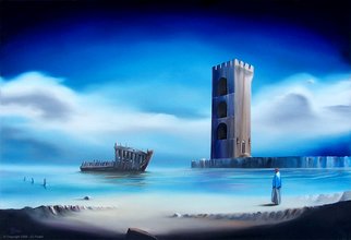 David Fedeli: 'Of Lost Souls', 2009 Oil Painting, Landscape.         David Fedeli, DJ Fedeli, Fine Art, Landscapes, Surrealism, Neo- Romanticism, Of Lost Souls, Robert Watson, Oil Painting        ...