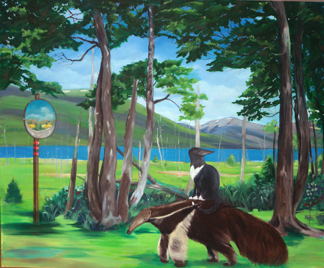 Gamze Olgun  'Untitled', created in 2014, Original Painting Oil.