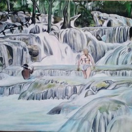The Famous Dunns River By Geary Jones