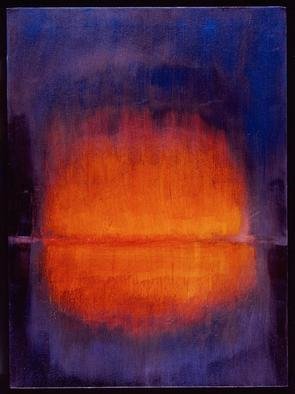 George Oommen: 'sacred places within you 2', 1997 Oil Painting, Abstract. 