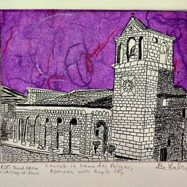 Church In Abruzzo By Jerry  Di Falco
