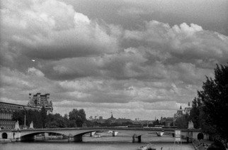 German Guerra: 'OPUSPR0290', 2012 Black and White Photograph, Cityscape.  PARIS CITY ...