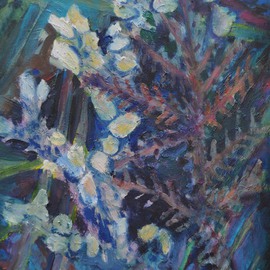 Gillian Bedford: 'Coral Embrace', 2011 Oil Painting, Sea Life. Artist Description:  coral sea ocean beach water plant life flower embrace  ...