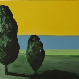 Giovanni Allio: 'crescita nella quiete', 2006 Acrylic Painting, Surrealism. Artist Description: acrilico su tela...