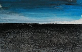 Goran Petmil: 'VERY EARLY', 2013 Oil Painting, Beach.  THE BEACH, PAINTING OF THE BEACH, VERY EARLY IN THE DAY ON THE OCEAN. THE HORIZON, OIL ON CANVAS ...
